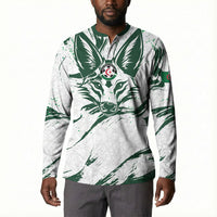Custom Algeria 2026 World Football Button Sweatshirt Les Fennecs Come On