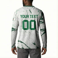 Custom Algeria 2026 World Football Button Sweatshirt Les Fennecs Come On