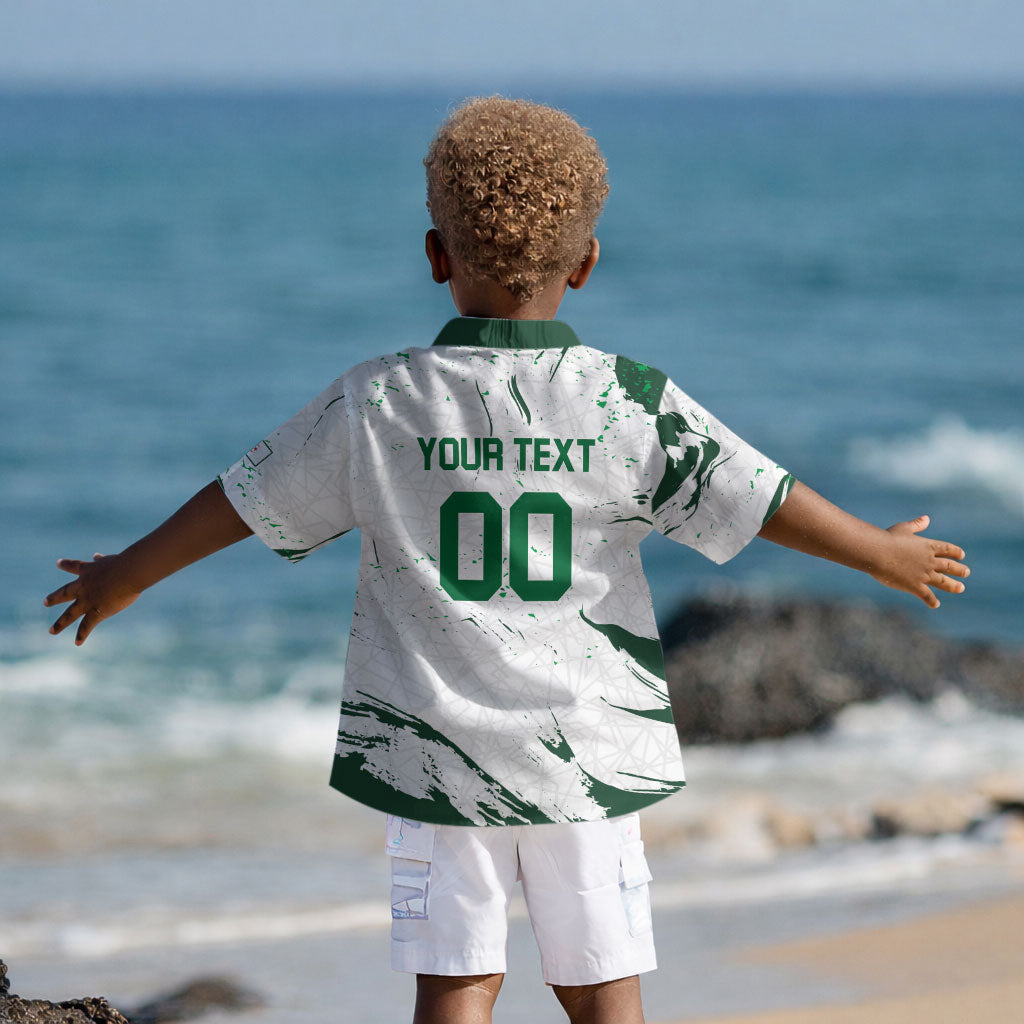 Custom Algeria 2026 World Football Kid Hawaiian Shirt Les Fennecs Come On LT01