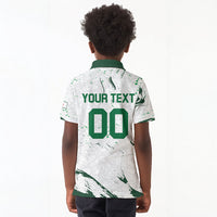 Custom Algeria 2026 World Football Kid Polo Shirt Les Fennecs Come On
