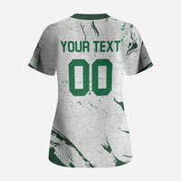 Custom Algeria 2026 World Football Scrub Top Les Fennecs Come On