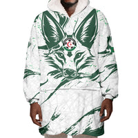Custom Algeria 2026 World Football Wearable Blanket Hoodie Les Fennecs Come On