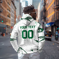 Custom Algeria 2026 World Football Zip Hoodie Les Fennecs Come On