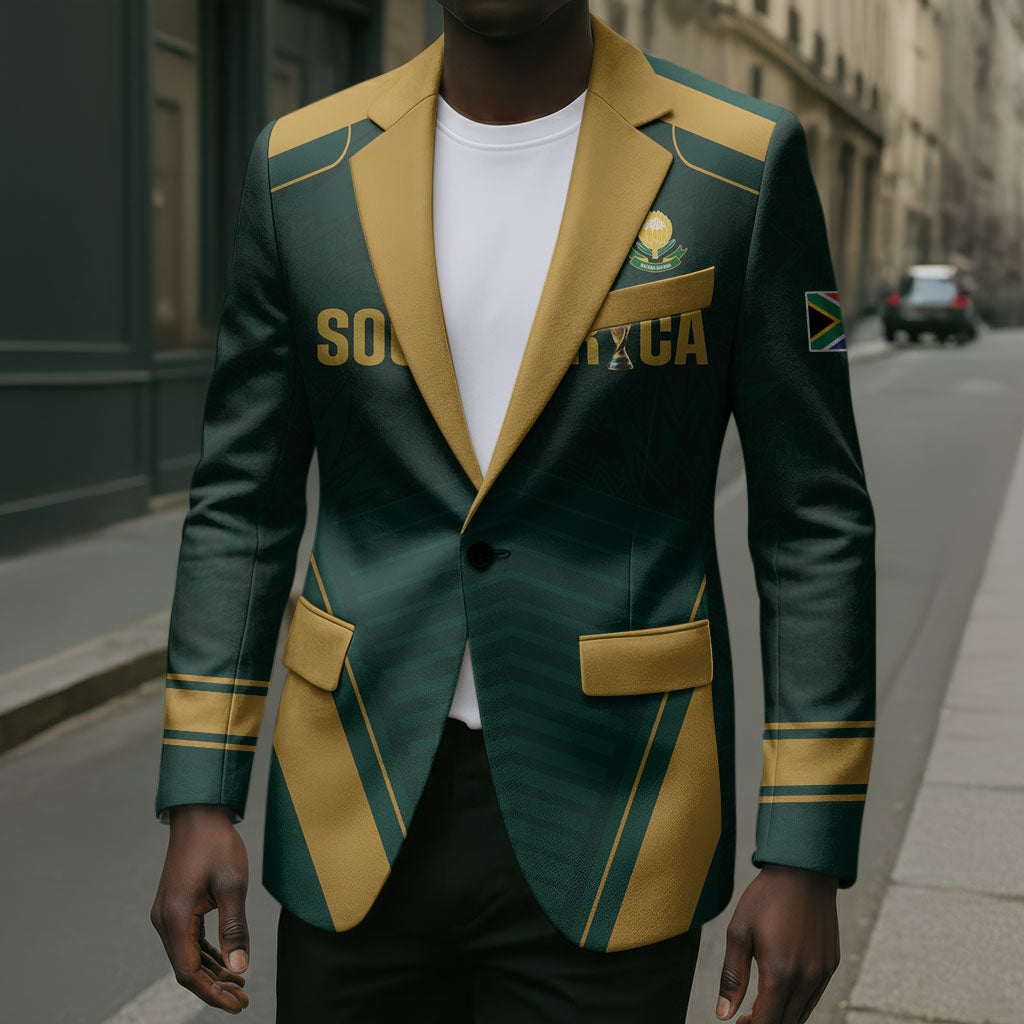 Custom South Africa 2026 World Football Blazer Bafana Bafana Woza