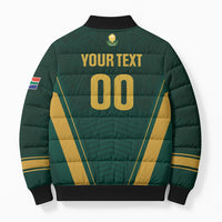 Custom South Africa 2026 World Football Bomber Puffer Jacket Bafana Bafana Woza