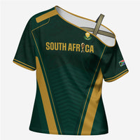 Custom South Africa 2026 World Football Cross Shoulder Shirt Bafana Bafana Woza