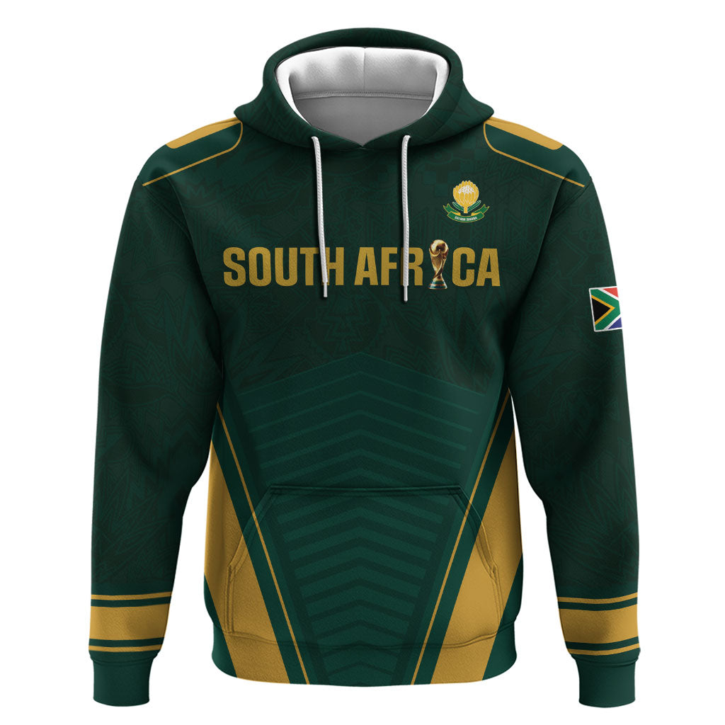 Custom South Africa 2026 World Football Hoodie Bafana Bafana Woza
