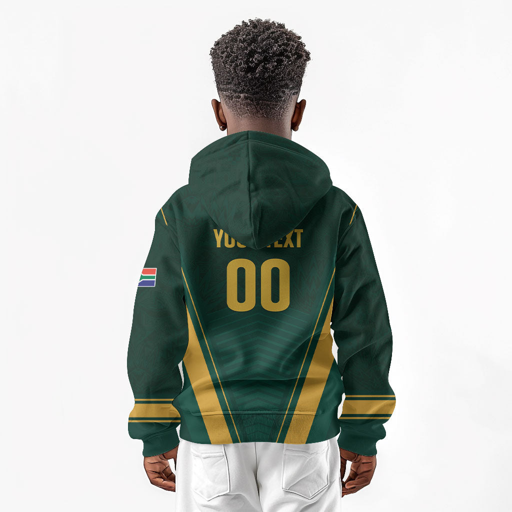 Custom South Africa 2026 World Football Kid Hoodie Bafana Bafana Woza