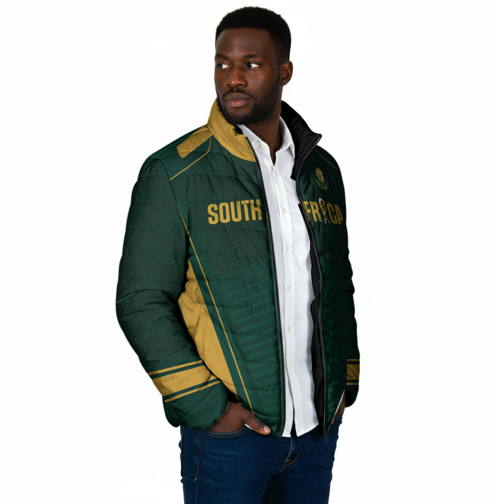 Custom South Africa 2026 World Football Padded Jacket Bafana Bafana Woza