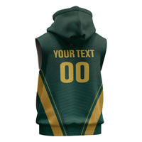 Custom South Africa 2026 World Football Sleeveless Hoodie Bafana Bafana Woza