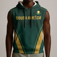 Custom South Africa 2026 World Football Sleeveless Hoodie Bafana Bafana Woza