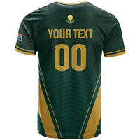 Custom South Africa 2026 World Football T shirt Bafana Bafana Woza