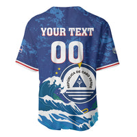 Custom Cape Verde 2026 World Football Baseball Jersey Blue Sharks Come On