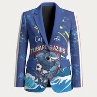 Custom Cape Verde 2026 World Football Blazer Blue Sharks Come On