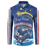 Custom Cape Verde 2026 World Football Button Sweatshirt Blue Sharks Come On