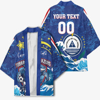 Custom Cape Verde 2026 World Football Kimono Blue Sharks Come On