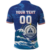 Custom Cape Verde 2026 World Football Polo Shirt Blue Sharks Come On