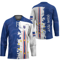 Personalized Cabo Verde 2026 Football Hockey Jersey Crioulos Make History
