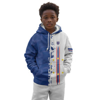 Personalized Cabo Verde 2026 Football Kid Hoodie Crioulos Make History