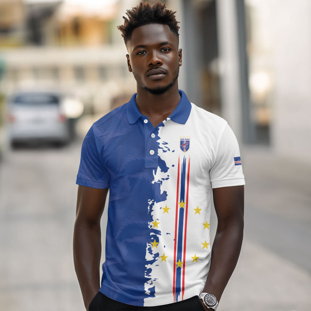 Personalized Cabo Verde 2026 Football Polo Shirt Crioulos Make History
