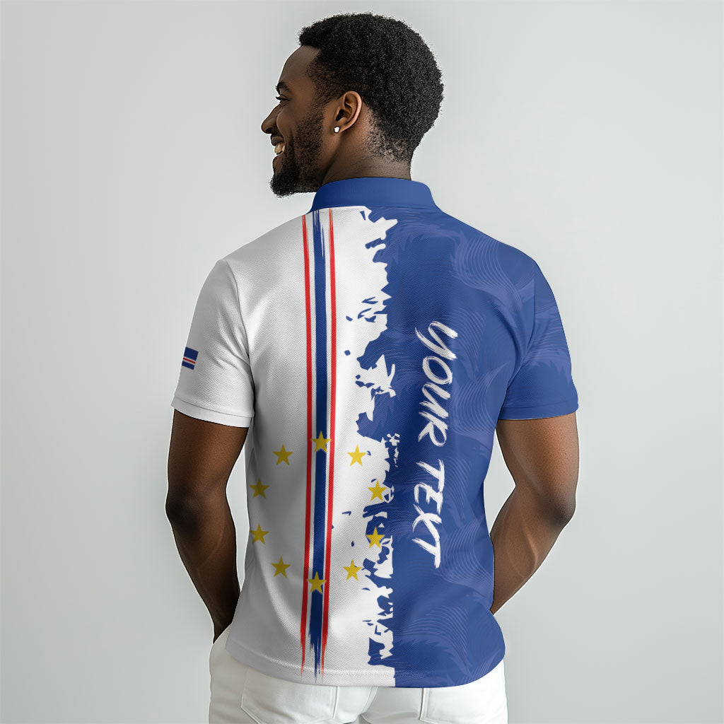Personalized Cabo Verde 2026 Football Polo Shirt Crioulos Make History LT01