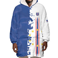 Personalized Cabo Verde 2026 Football Wearable Blanket Hoodie Crioulos Make History