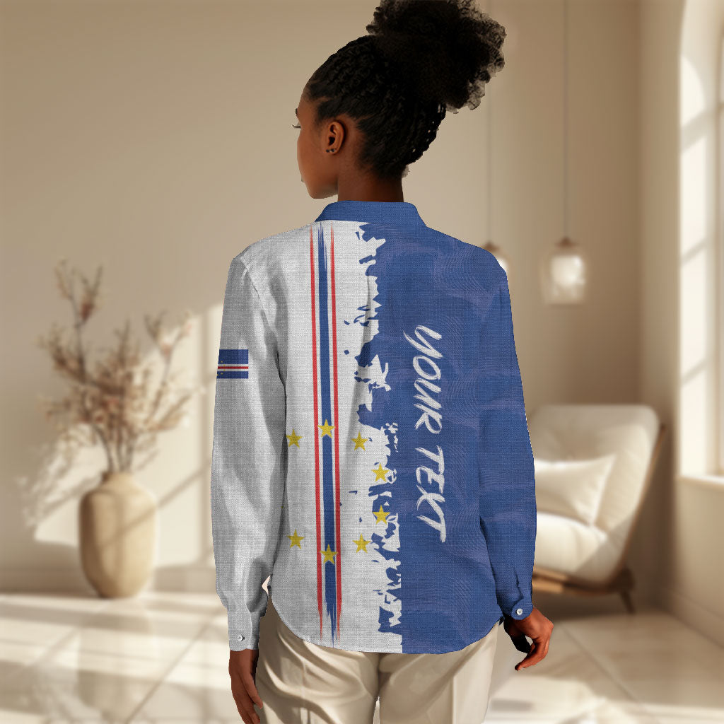 Personalized Cabo Verde 2026 Football Women Casual Shirt Crioulos Make History