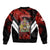 Canada Soccer Sleeve Zip Bomber Jacket Canadian Maple Sporty Style - Wonder Print Shop