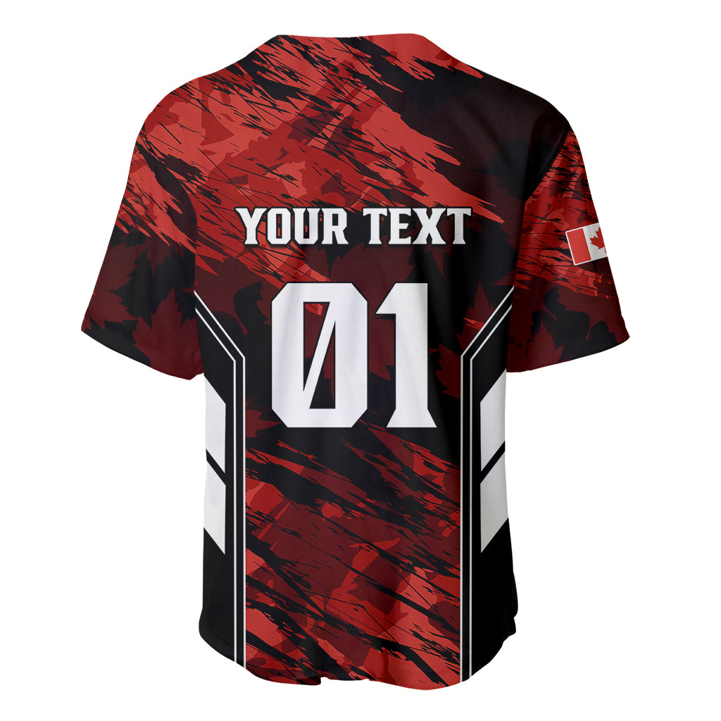 Personalised Canada Soccer Baseball Jersey Canadian Maple Sporty Style - Wonder Print Shop