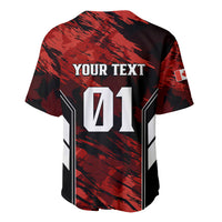 Personalised Canada Soccer Baseball Jersey Canadian Maple Sporty Style - Wonder Print Shop