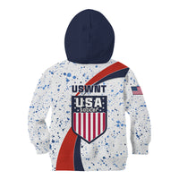 United States Soccer Kid Hoodie USA Coat Of Arms Sporty Style - Wonder Print Shop