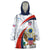 United States Soccer Wearable Blanket Hoodie USA Coat Of Arms Sporty Style - Wonder Print Shop