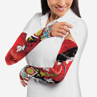 Personalized Trinidad And Tobago Scarlet Ibis Arm Sleeves Special Stylized - Wonder Print Shop