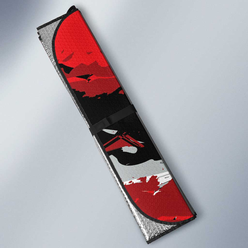 Trinidad And Tobago Scarlet Ibis Auto Sun Shade Special Stylized - Wonder Print Shop