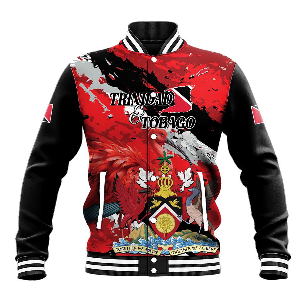 Personalized Trinidad And Tobago Scarlet Ibis Baseball Jacket Special Stylized - Wonder Print Shop