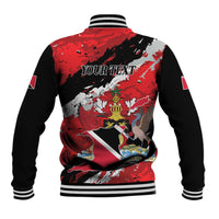 Personalized Trinidad And Tobago Scarlet Ibis Baseball Jacket Special Stylized - Wonder Print Shop