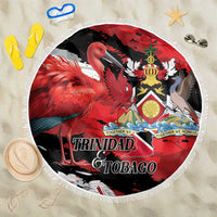 Trinidad And Tobago Scarlet Ibis Beach Blanket Special Stylized - Wonder Print Shop