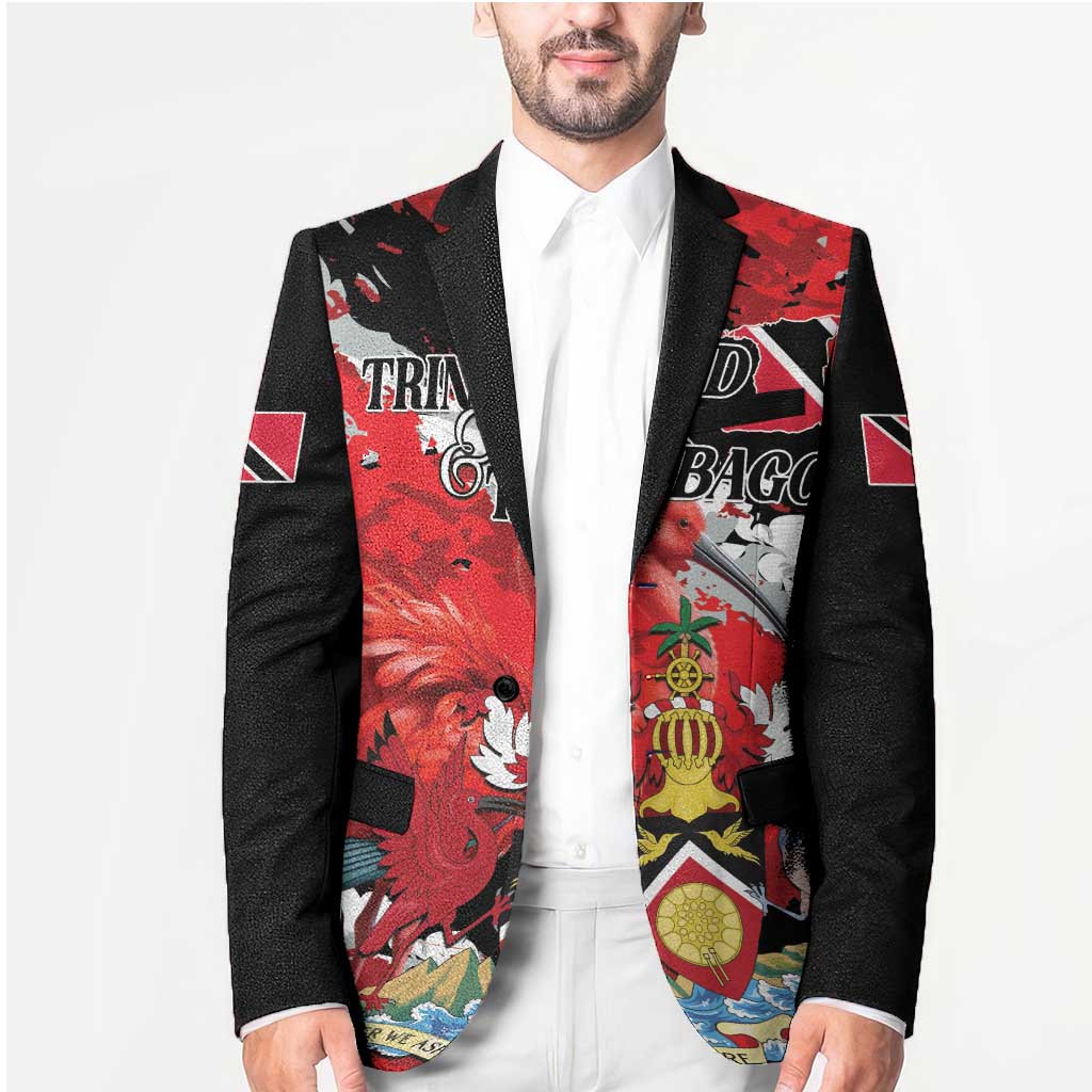 Personalized Trinidad And Tobago Scarlet Ibis Blazer Special Stylized - Wonder Print Shop