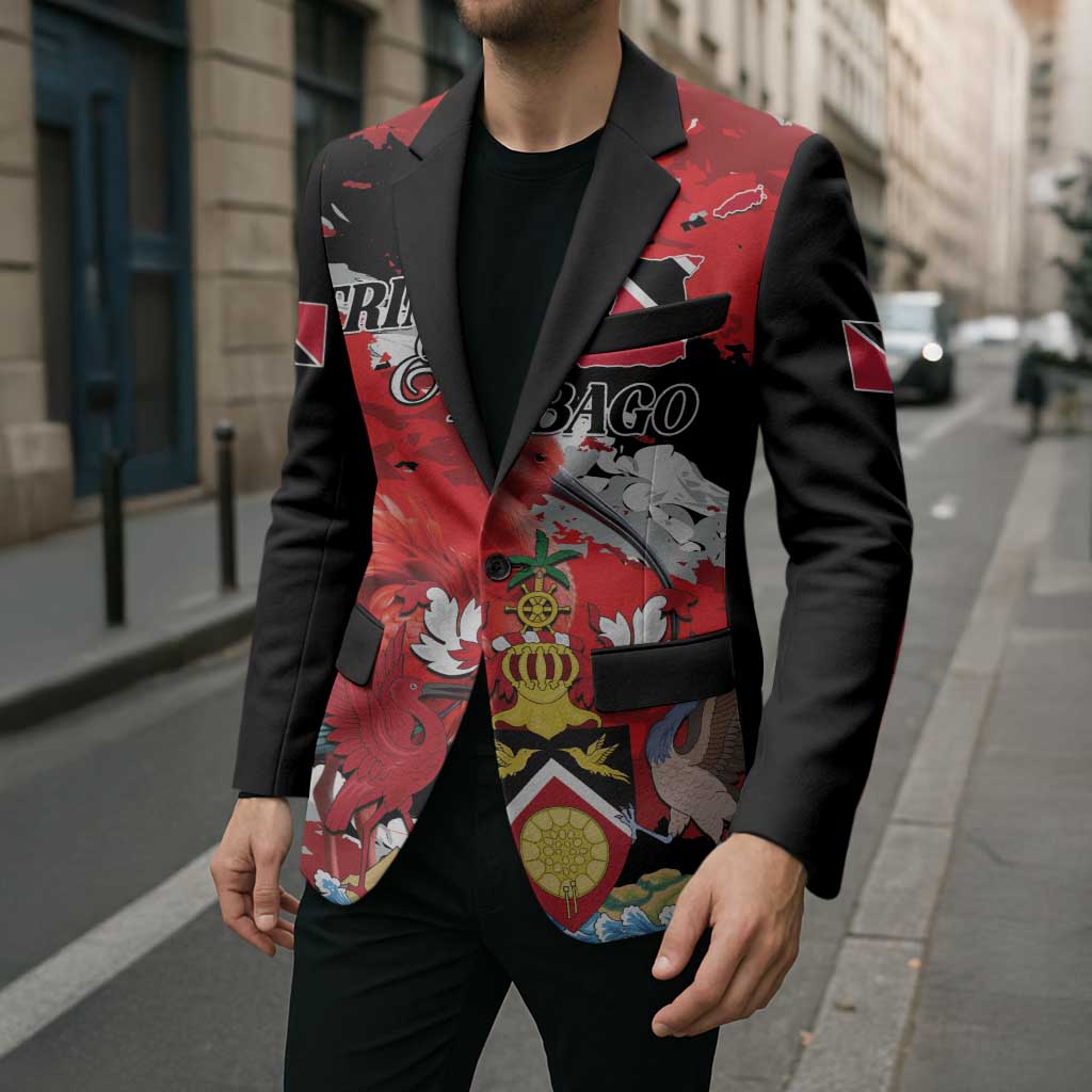 Personalized Trinidad And Tobago Scarlet Ibis Blazer Special Stylized - Wonder Print Shop