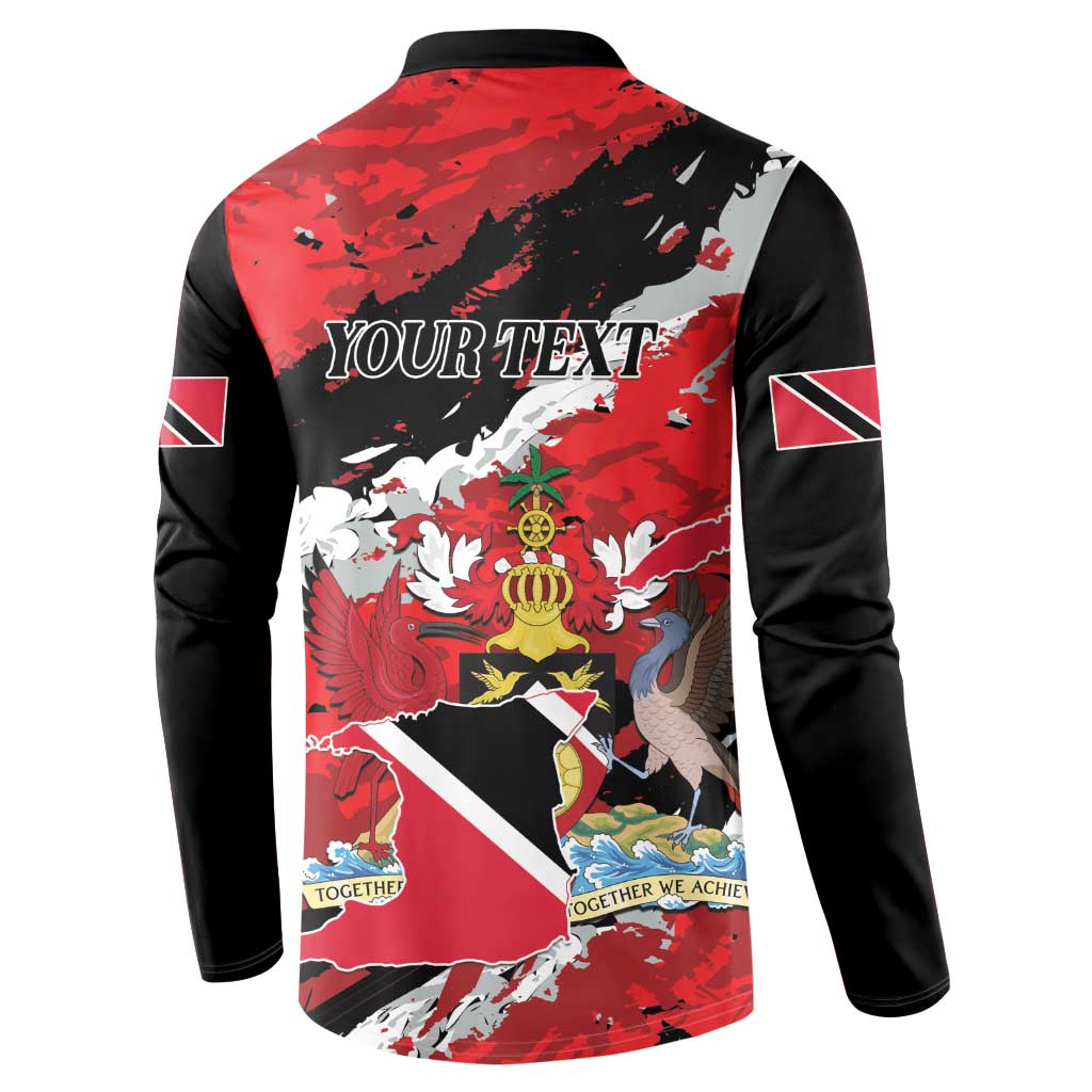 Personalized Trinidad And Tobago Scarlet Ibis Button Sweatshirt Special Stylized - Wonder Print Shop