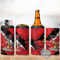 Personalized Trinidad And Tobago Scarlet Ibis 4 in 1 Can Cooler Tumbler Special Stylized - Wonder Print Shop
