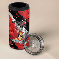 Personalized Trinidad And Tobago Scarlet Ibis 4 in 1 Can Cooler Tumbler Special Stylized - Wonder Print Shop