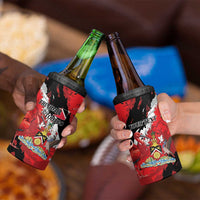 Personalized Trinidad And Tobago Scarlet Ibis 4 in 1 Can Cooler Tumbler Special Stylized - Wonder Print Shop