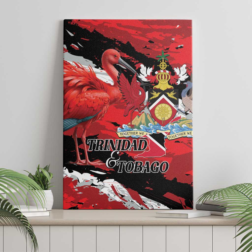 Trinidad And Tobago Scarlet Ibis Canvas Wall Art Special Stylized - Wonder Print Shop