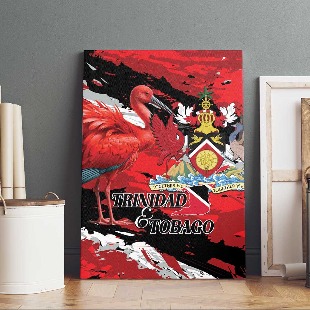Trinidad And Tobago Scarlet Ibis Canvas Wall Art Special Stylized - Wonder Print Shop