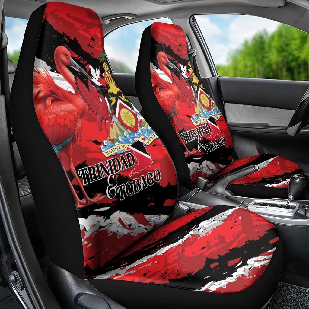 Trinidad And Tobago Scarlet Ibis Car Seat Cover Special Stylized - Wonder Print Shop