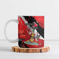 Personalized Trinidad And Tobago Scarlet Ibis Ceramic Mug Special Stylized - Wonder Print Shop
