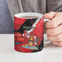 Personalized Trinidad And Tobago Scarlet Ibis Ceramic Mug Special Stylized - Wonder Print Shop