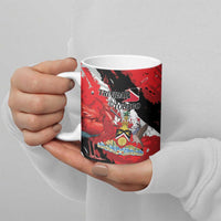 Personalized Trinidad And Tobago Scarlet Ibis Ceramic Mug Special Stylized - Wonder Print Shop