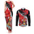 Personalized Trinidad And Tobago Scarlet Ibis Couples Matching Tank Maxi Dress and Long Sleeve Button Shirt Special Stylized - Wonder Print Shop